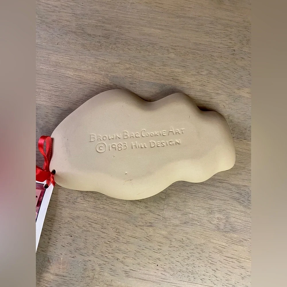 Vintage Brown Bag‎ Santa Mold Cookie Art Hill Design (c)1983
